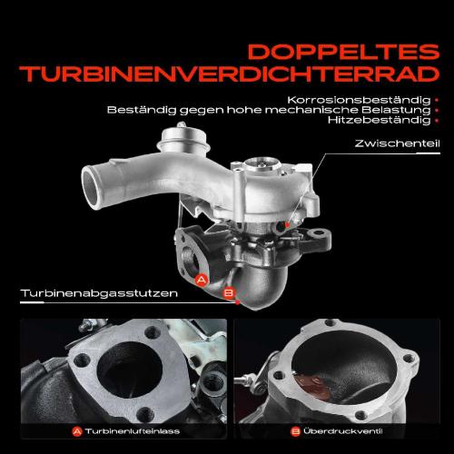 Frankberg 1x Abgasturbolader für VW Golf IV 1J1 Golf IV Variant 1J5 Audi A3 8L1 TT 8N3 TT Roadster 8N9 Bild Frankberg 1x Abgasturbolader für VW Golf IV 1J1 Golf IV Variant 1J5 Audi A3 8L1 TT 8N3 TT Roadster 8N9