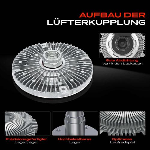 1x Lüfterkupplung Kühlerlüfte für Ford Transit Bus Kasten Pick-up E T 2.5L 86-91 Bild 1x Lüfterkupplung Kühlerlüfte für Ford Transit Bus Kasten Pick-up E T 2.5L 86-91