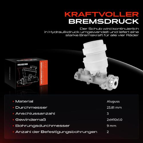 1x Hauptbremszylinder Bremszylinder für Mitsubishi L200/Triton KAT KBT 2.5L Bild 1x Hauptbremszylinder Bremszylinder für Mitsubishi L200/Triton KAT KBT 2.5L