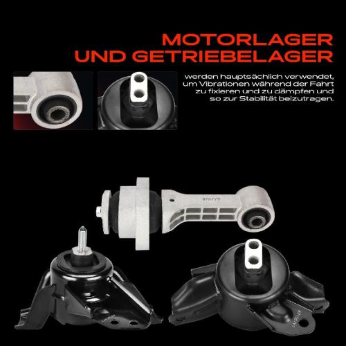 1x Motorlager Getriebelagerlager Drehmomentstützlager Vorne Links für KIA Soul AM 2.0L 2009-2021 Bild 1x Motorlager Getriebelagerlager Drehmomentstützlager Vorne Links für KIA Soul AM 2.0L 2009-2021