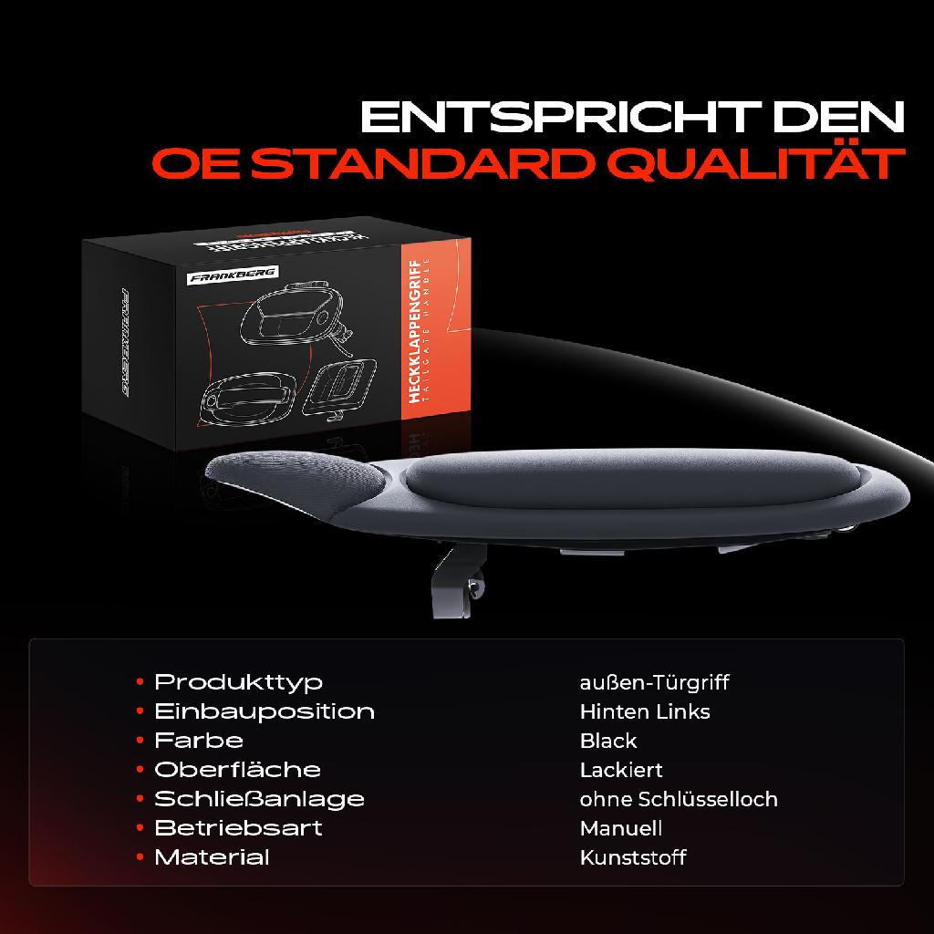 1x Türgriff Hinten Links außen für Fiat Multipla 186 1.6L 1.9L 1999-2010