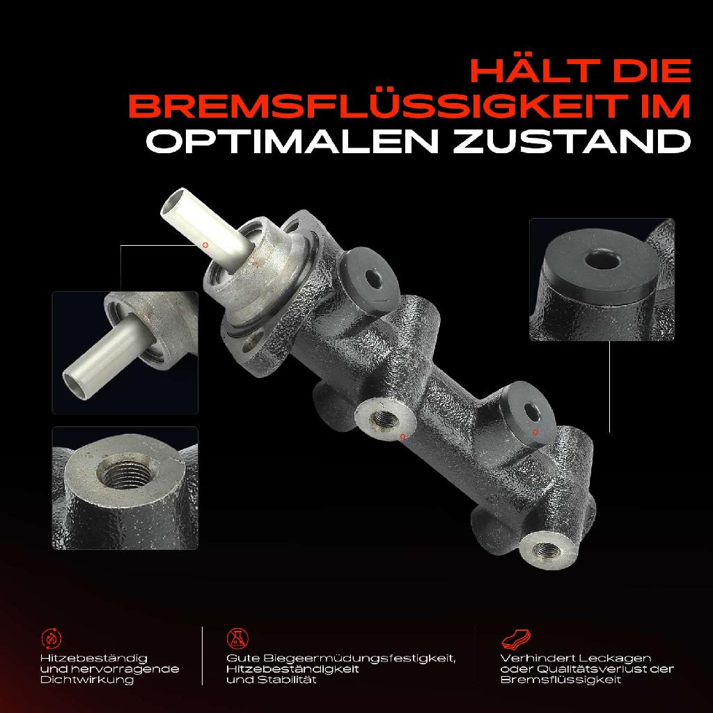 1x Hauptbremszylinder Bremszylinder für VW Golf Polo Passat Jetta Caddy Audi 50 80