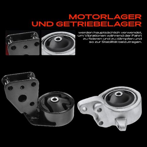 2x Motorlager Getriebelagerlager Vorne und Hinten für Nissan Sentra B14 100 NX B13 Almera I N15 Bild 2x Motorlager Getriebelagerlager Vorne und Hinten für Nissan Sentra B14 100 NX B13 Almera I N15