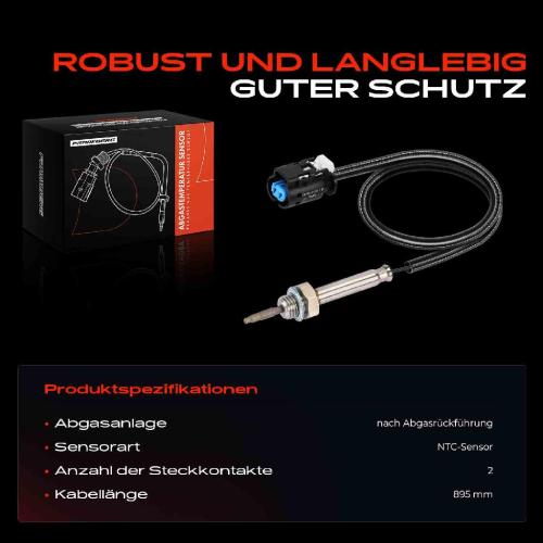 1x Abgastemperatursensor für BMW F40 F44 F45 216d MINI Mini F56 Bild 1x Abgastemperatursensor für BMW F40 F44 F45 216d MINI Mini F56