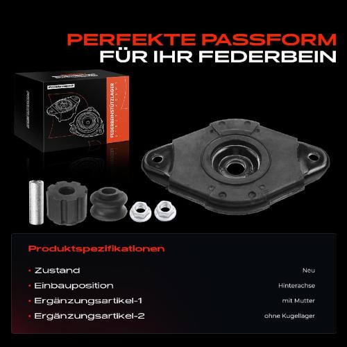 1x Domlager Federbeinstütz lager für Nissan Almera Primera 2000-2008 Bild 1x Domlager Federbeinstütz lager für Nissan Almera Primera 2000-2008