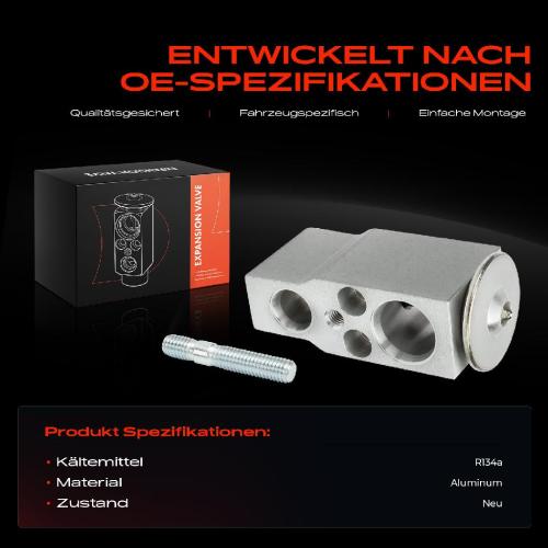 1x Expansionsventil Klimaanlage für Audi A4 8W Avant Allroad A5 F5 A6 4A Q5 FYB FYG Bild 1x Expansionsventil Klimaanlage für Audi A4 8W Avant Allroad A5 F5 A6 4A Q5 FYB FYG