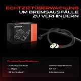1x Warnkontakt Bremsbelagverschleiß Hinterachse für Porsche 928 4.7L 5.0L 1983-1991
