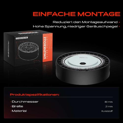 1x Umlenkrolle Führungsrolle für BMW 3er E36 5er E34 Z3 E36 Opel Omega B Bild 1x Umlenkrolle Führungsrolle für BMW 3er E36 5er E34 Z3 E36 Opel Omega B