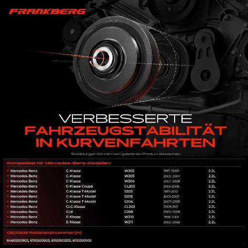 1x Riemenscheibe Kurbelwelle für Mercedes-Benz W202 W203 W204 CL203 W210 W211 S210 Bild 1x Riemenscheibe Kurbelwelle für Mercedes-Benz W202 W203 W204 CL203 W210 W211 S210