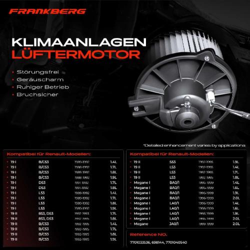 1x Gebläsemotor Innenraumgebläse für Renault 19 I 19 II Clio I Megane I 1988-1999 Bild 1x Gebläsemotor Innenraumgebläse für Renault 19 I 19 II Clio I Megane I 1988-1999