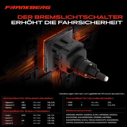 1x Bremslichtschalter für Toyota Corolla E7 E8 E9 E10 E11 Land Cruiser Subaru Bild 1x Bremslichtschalter für Toyota Corolla E7 E8 E9 E10 E11 Land Cruiser Subaru