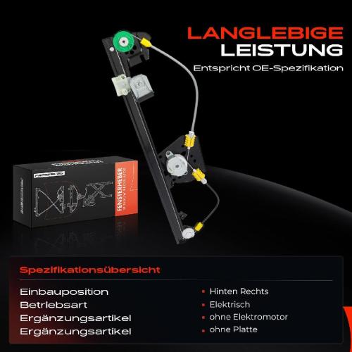 1x Fensterheber Hinten Rechts für BMW X3 F25 2010/09-2017/08 Bild 1x Fensterheber Hinten Rechts für BMW X3 F25 2010/09-2017/08