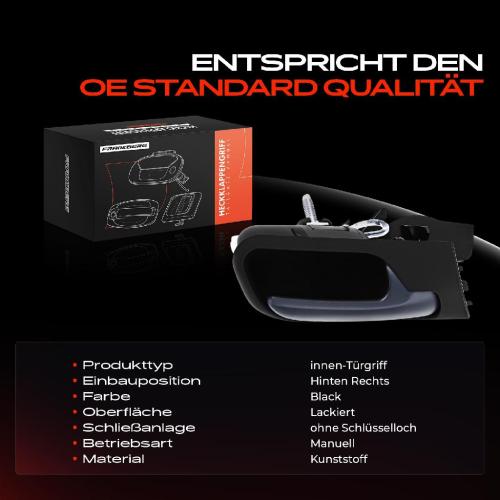 1x Türgriff Hinten Rechts innen für BMW X5 E53 2.9L 3.0L 4.4L 4.6L 2000-2006 Bild 1x Türgriff Hinten Rechts innen für BMW X5 E53 2.9L 3.0L 4.4L 4.6L 2000-2006