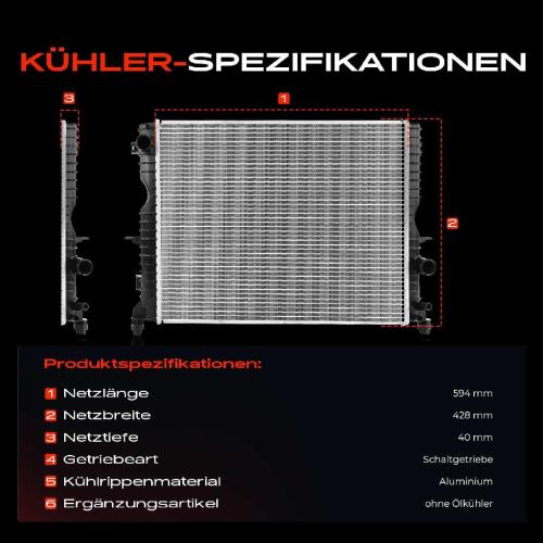 Frankberg 1x Kühler Wasserkühler Motorkühler für Land Rover Discovery II L318 2.5L 1998-2004 Bild Frankberg 1x Kühler Wasserkühler Motorkühler für Land Rover Discovery II L318 2.5L 1998-2004
