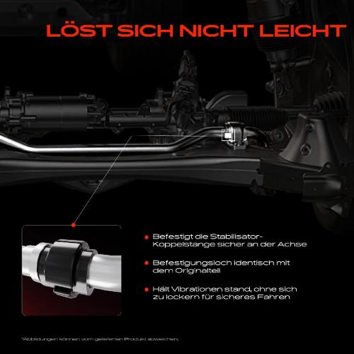 1x Stabilisator Vorne für Fiat 500 500 C 312 Ford KA RU8 Bild 1x Stabilisator Vorne für Fiat 500 500 C 312 Ford KA RU8