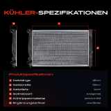 1x Kühler Wasserkühler Motorkühler für VW Passat 3B Audi A4 A6 Skoda