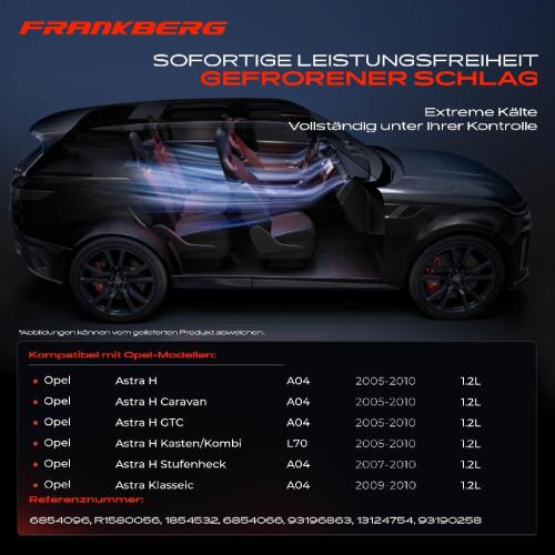 Frankberg 1x Klimakompressor für Opel Astra H A04 L35 L08 L70 L69 1.3L 2005-2010 Bild Frankberg 1x Klimakompressor für Opel Astra H A04 L35 L08 L70 L69 1.3L 2005-2010