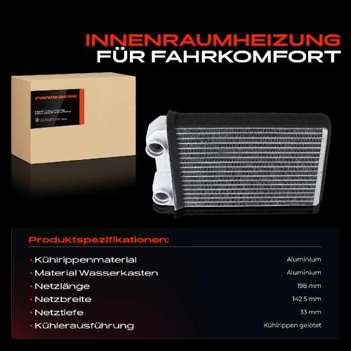 1x Wärmetauscher Innenraumheizung für MINI Mini Cabriolet R50 R53 R52 Bild 1x Wärmetauscher Innenraumheizung für MINI Mini Cabriolet R50 R53 R52
