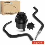1x Ausgleichsbehälter 2x Hydraulikschlauch für BMW 5er Touring E39 7er E38 1995-2004