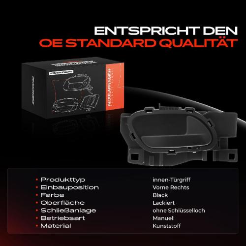 1x Türgriff Vorne Rechts innen für Citroën Berlingo Kasten/MPV Multispace Pritsche/Fahrgestell Bild 1x Türgriff Vorne Rechts innen für Citroën Berlingo Kasten/MPV Multispace Pritsche/Fahrgestell