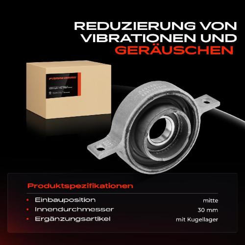 1x Lagerung Gelenkwelle Kardanwellenlager für BMW F10 F18 F07 F11 520 523 528 530 Bild 1x Lagerung Gelenkwelle Kardanwellenlager für BMW F10 F18 F07 F11 520 523 528 530