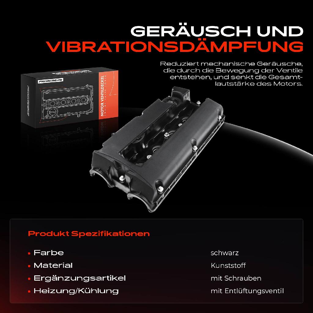 1x Ventildeckel Zylinderkopfhaube für Opel Astra G H Vectra C Zafira A B Meriva Fiat Stilo 192 1.6L