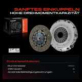 1x Kupplungssatz für Ford Galaxy Mondeo IV Stufenheck Turnier S-Max Tourneo Connect/Grand Connect V408