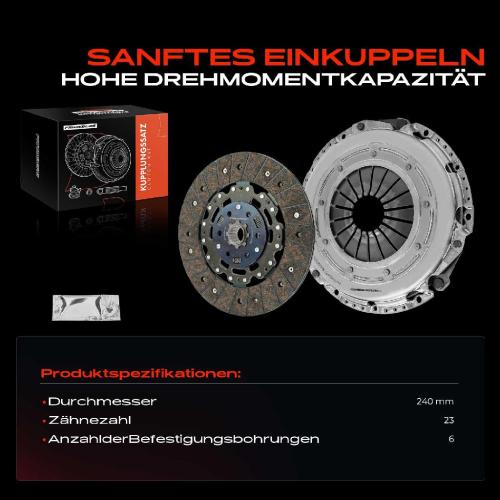 1x Kupplungssatz für Ford Galaxy Mondeo IV Stufenheck Turnier S-Max Tourneo Connect/Grand Connect V408 Bild 1x Kupplungssatz für Ford Galaxy Mondeo IV Stufenheck Turnier S-Max Tourneo Connect/Grand Connect V408