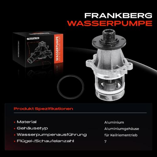 1x Wasserpumpe Kühlwasserpumpe für BMW 3er E30 316i 318i 5er E34 518i 1.6L 1.8L Bild 1x Wasserpumpe Kühlwasserpumpe für BMW 3er E30 316i 318i 5er E34 518i 1.6L 1.8L