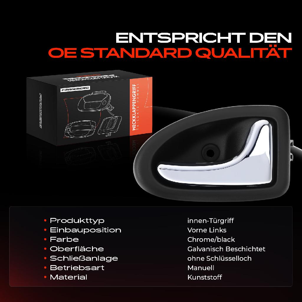 1x Türgriff Vorne Links innen für Renault Clio II Kasten/Schrägheck Megane I Cabriolet Grandtour Klasseic