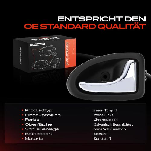 1x Türgriff Vorne Links innen für Renault Clio II Kasten/Schrägheck Megane I Cabriolet Grandtour Klasseic Bild 1x Türgriff Vorne Links innen für Renault Clio II Kasten/Schrägheck Megane I Cabriolet Grandtour Klasseic