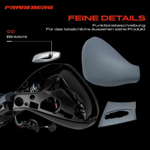 Frankberg 1x Außenspiegel Links für Peugeot 308 4B 4A 4C 4E 4H 1.6L 2.0L 1.4L 2007-2014 Bild Frankberg 1x Außenspiegel Links für Peugeot 308 4B 4A 4C 4E 4H 1.6L 2.0L 1.4L 2007-2014