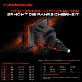 1x Bremslichtschalter für VW Touareg Audi A4 A6 A7 Q5 Q7 Porsche Macan Seat Arosa