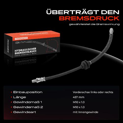 Frankberg 1x Bremsschlauch Bremsschläuche Vorderachse Links oder Rechts für Renault Scénic II Megane II Bild Frankberg 1x Bremsschlauch Bremsschläuche Vorderachse Links oder Rechts für Renault Scénic II Megane II