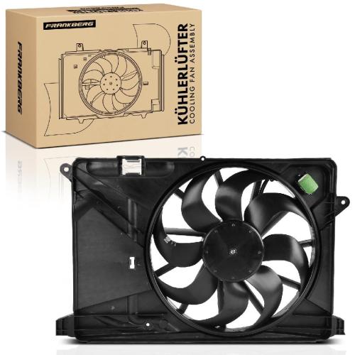 1x Motorkühller Einfachlüfter mit Kühlerlüfterrahmen Chevrolet Trax Opel Mokka J13 1.4L Bild 1x Motorkühller Einfachlüfter mit Kühlerlüfterrahmen Chevrolet Trax Opel Mokka J13 1.4L