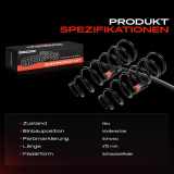 2x Fahrwerksfeder Vorderachse für Toyota Land Cruiser 80 J8 4.5L 1992-1995