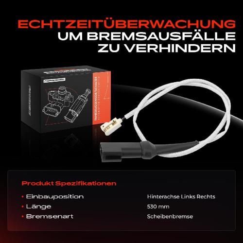 Frankberg 1x Warnkontakt Bremsbelagverschlei Hinterachse f r Ford Transit V363 FB FC FE 2.0L 2.2L Bild Frankberg 1x Warnkontakt Bremsbelagverschlei Hinterachse f r Ford Transit V363 FB FC FE 2.0L 2.2L