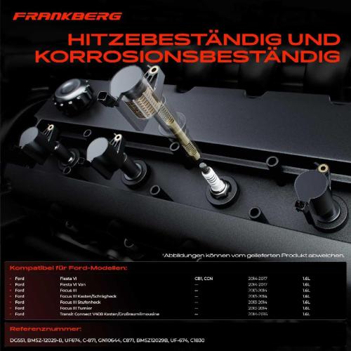 1x Zündmodul Zündspule für Ford Fiesta VI Van Focus III Kasten/Schrägheck Stufenheck Turnier Bild 1x Zündmodul Zündspule für Ford Fiesta VI Van Focus III Kasten/Schrägheck Stufenheck Turnier