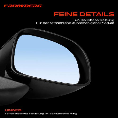 Frankberg 1x Außenspiegel Rechts für Fiat Panda 312 319 Panda Van 312 519 Bj ab 2012 Bild Frankberg 1x Außenspiegel Rechts für Fiat Panda 312 319 Panda Van 312 519 Bj ab 2012