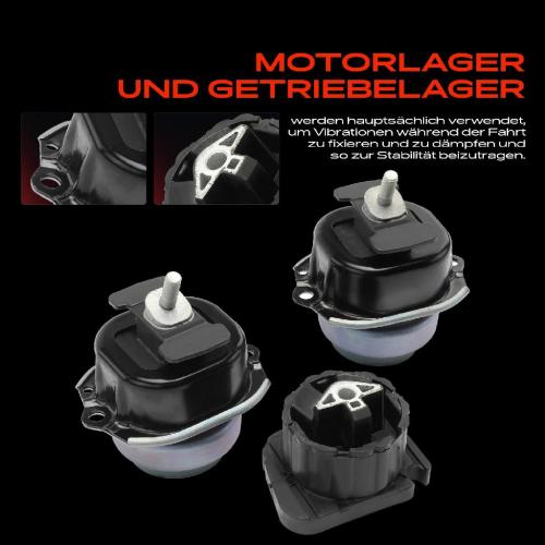2x Motorlager Getriebelagerlager Links für BMW X5 E70 X6 E71 E72 F16 F86 F15 F85 Bild 2x Motorlager Getriebelagerlager Links für BMW X5 E70 X6 E71 E72 F16 F86 F15 F85