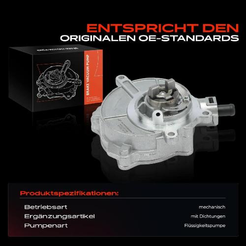 1x Unterdruckpumpe Bremsanlage Vakuumpumpe für VW Touareg Audi A4 A6 Porsche Panamera Bild 1x Unterdruckpumpe Bremsanlage Vakuumpumpe für VW Touareg Audi A4 A6 Porsche Panamera