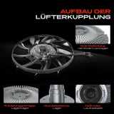 1x Lüfterkupplung Kühlerlüfte für Land Rover Range Rover 3 LM Sport L320 4.2L
