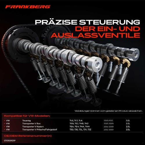 1x Nockenwelle für VW Transporter V Bus Kasten Touareg Multivan V Bild 1x Nockenwelle für VW Transporter V Bus Kasten Touareg Multivan V