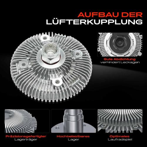 1x Lüfterkupplung Kühlerlüfte für Ford Transit Bus Kasten Pick-up E T 2.5L Bild 1x Lüfterkupplung Kühlerlüfte für Ford Transit Bus Kasten Pick-up E T 2.5L