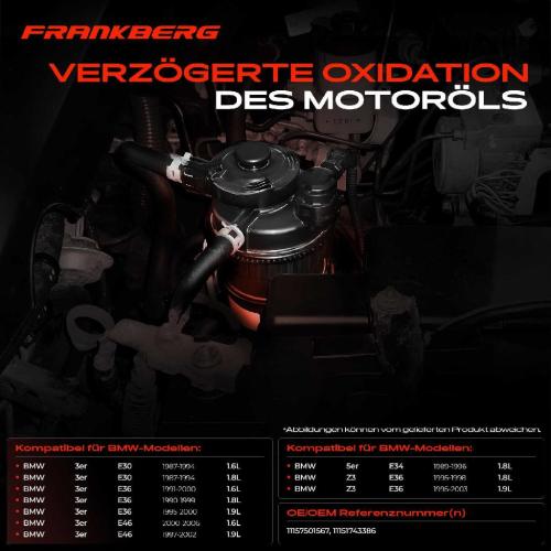 2x Ventil Kurbelgehauseentluftung für BMW E36 E30 E46 Z3 Roadster E34 E36 1.9L Bild 2x Ventil Kurbelgehauseentluftung für BMW E36 E30 E46 Z3 Roadster E34 E36 1.9L
