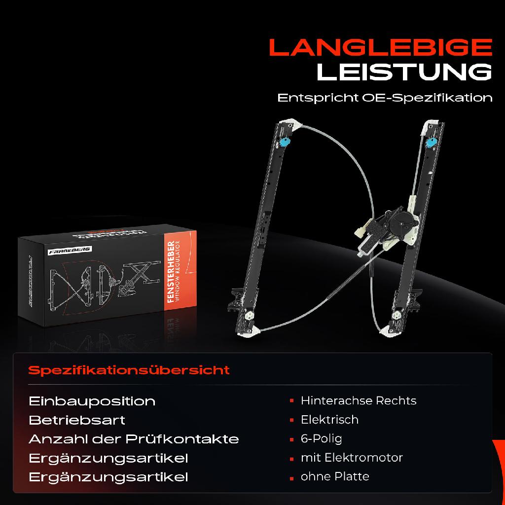 1x Fensterheber Hinten Rechts für Land Rover Discovery V L462