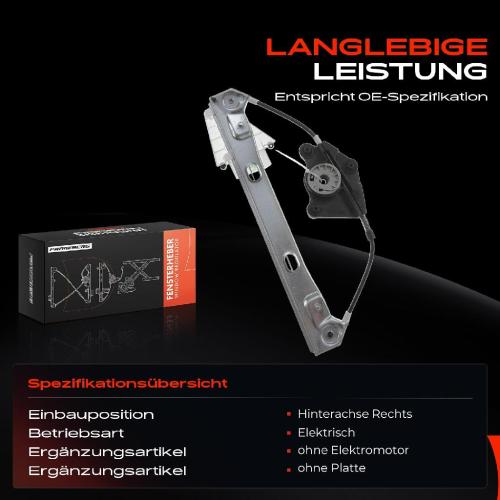 1x Fensterheber Hinten Rechts für Alfa Romeo 159 939 2005-2011 Bild 1x Fensterheber Hinten Rechts für Alfa Romeo 159 939 2005-2011