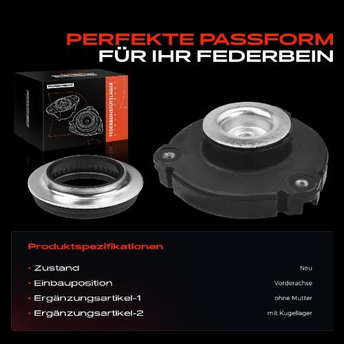 1x Domlager Federbeinstütz lager für VW Polo Variant 6V5 Polo Stufenheck Audi Seat Skoda Bild 1x Domlager Federbeinstütz lager für VW Polo Variant 6V5 Polo Stufenheck Audi Seat Skoda