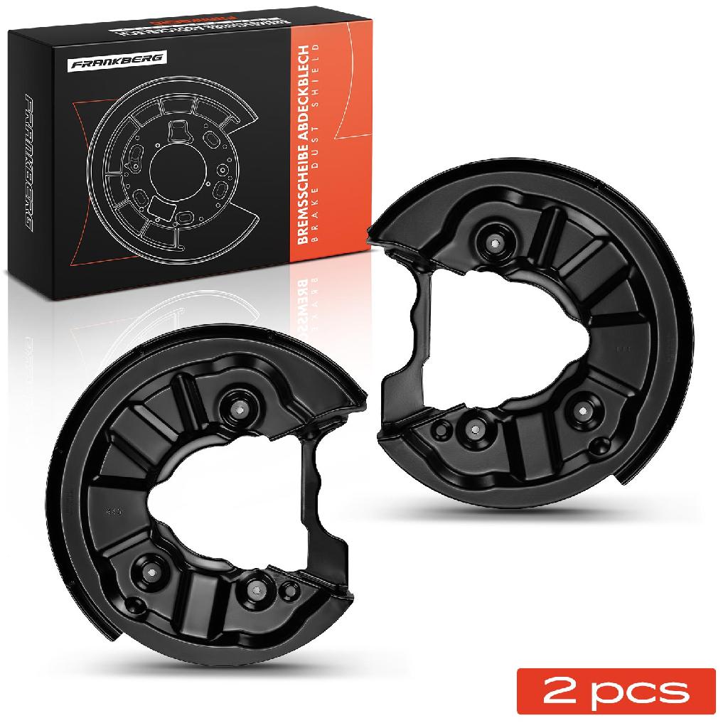 2x Ankerblech Bremsscheibe Hinterachse Beidseitig für VW Golf Passat Tiguan Audi A3 8V Seat Leon