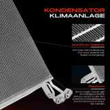 1x Kondensator Klimaanlage für Seat Alhambra 710 711 VW Sharan 7N1 7N2